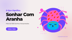 Sonhar Com Aranha