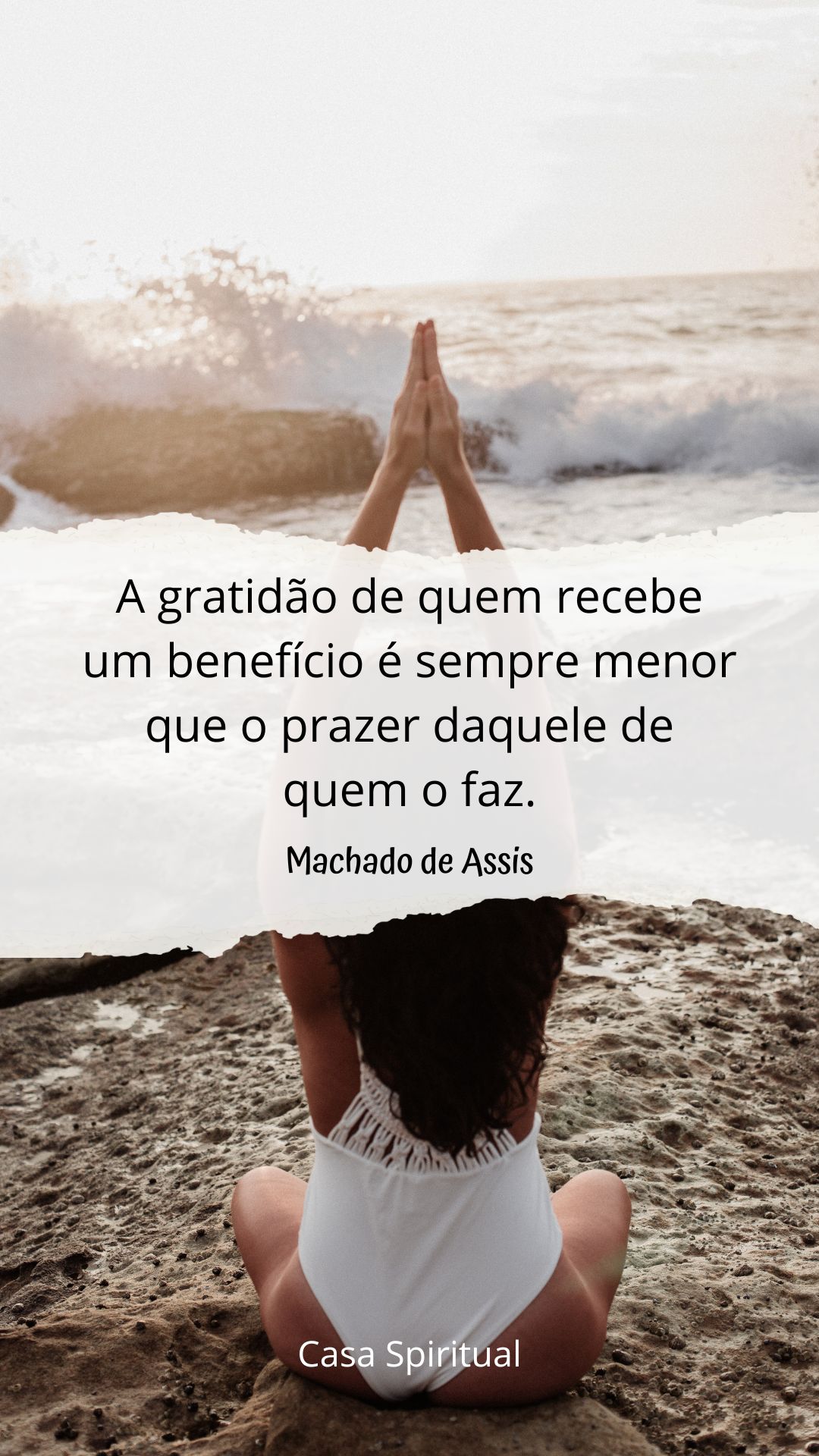 A gratidão de quem recebe um benefício é sempre menor que o prazer daquele de quem o faz.