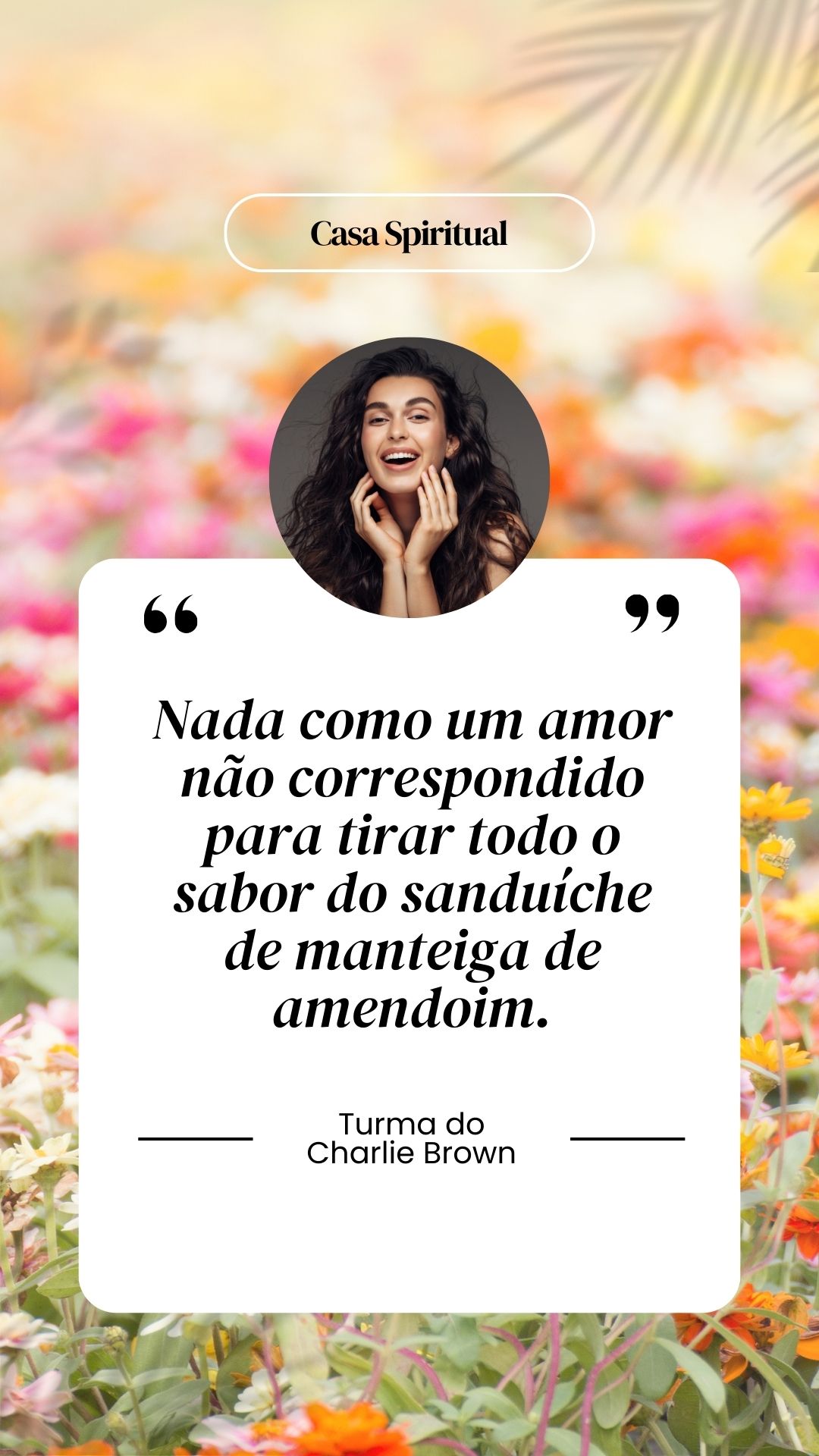 Nada como um amor não correspondido para tirar todo o sabor do sanduíche de manteiga de amendoim.